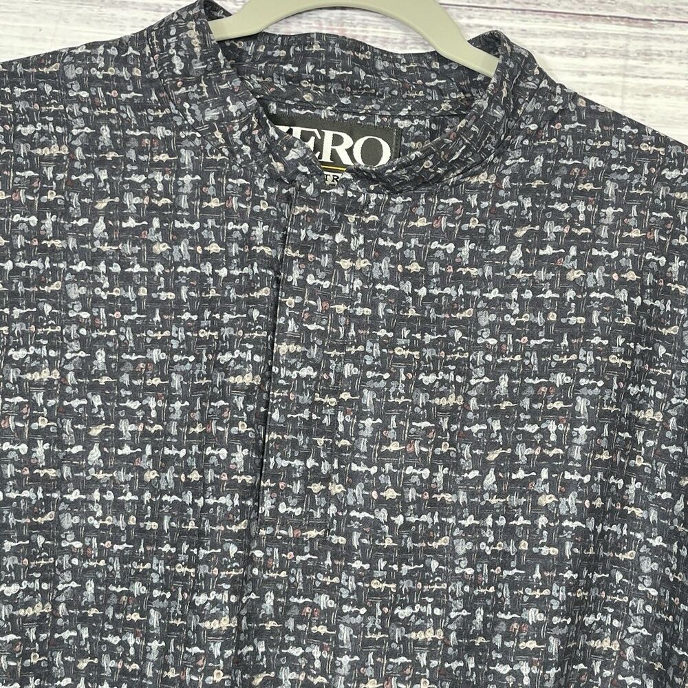 VTG Zero Restriction 1/4 Snap Golf Jacket Mens XL  Windshirt Pullover AOP USA
